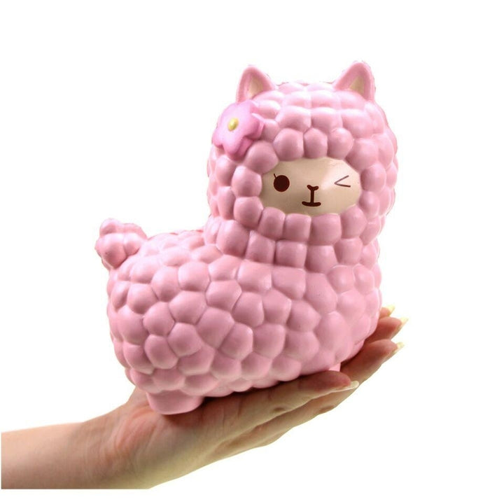 Squishy Alpaca 17x13x8cm Licensed Slow Rising Original Packaging Collection Gift Decor Toy Image 6