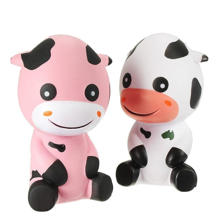 Squishy Baby Cow Jumbo 14cm Slow Rising With Packaging Animals Collection Gift Decor Toy Image 4