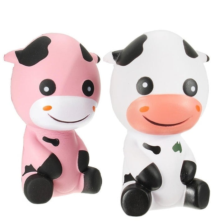 Squishy Baby Cow Jumbo 14cm Slow Rising With Packaging Animals Collection Gift Decor Toy Image 4