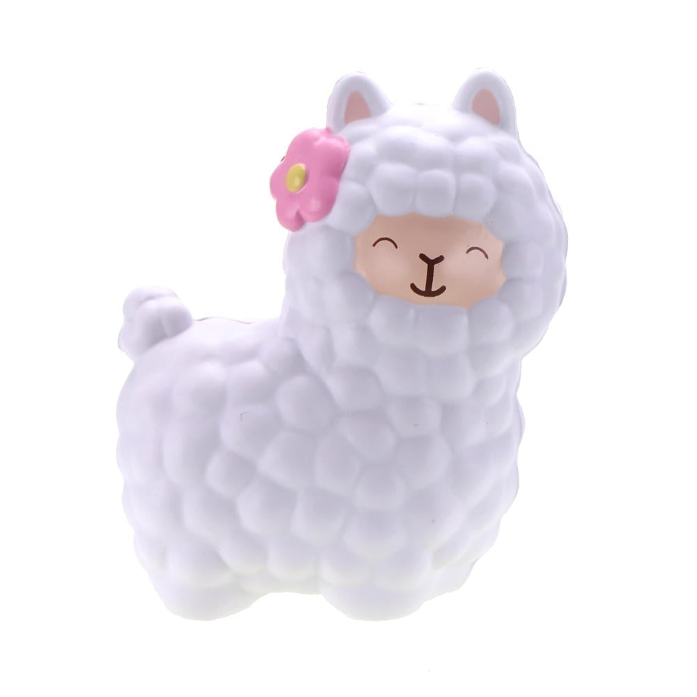 Squishy Alpaca 17x13x8cm Licensed Slow Rising Original Packaging Collection Gift Decor Toy Image 1