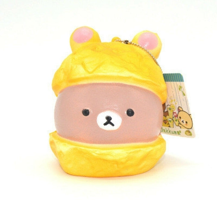 Squishy Bear Macaron Cake 9cm Slow Rising Soft Collection Gift Decor Toy Image 2
