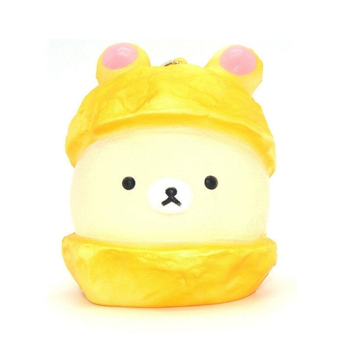 Squishy Bear Macaron Cake 9cm Slow Rising Soft Collection Gift Decor Toy Image 3
