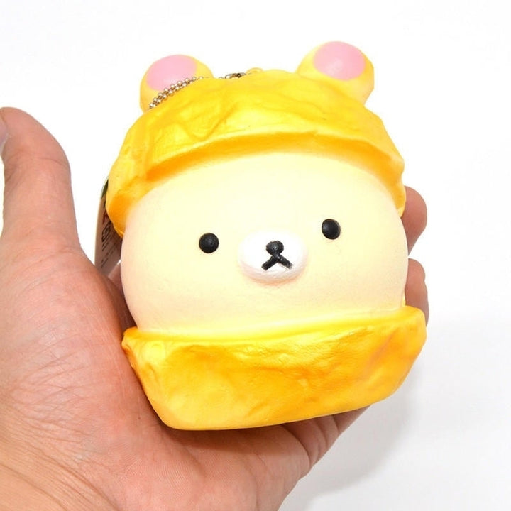 Squishy Bear Macaron Cake 9cm Slow Rising Soft Collection Gift Decor Toy Image 4