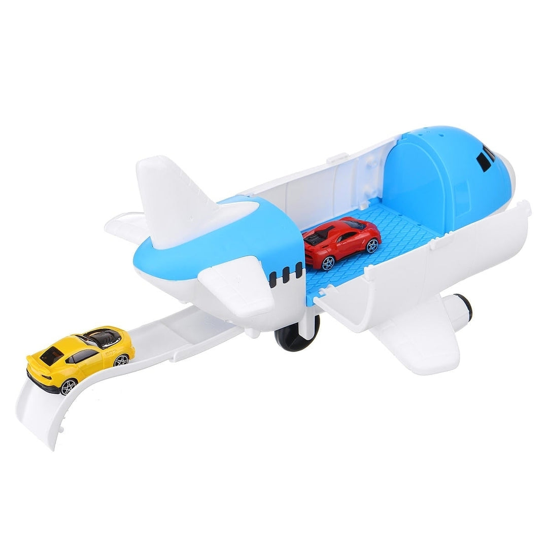 Storage Transport Aircraft Model Inertia Diecast Model Car Set Toy for Childrens Gift Image 3