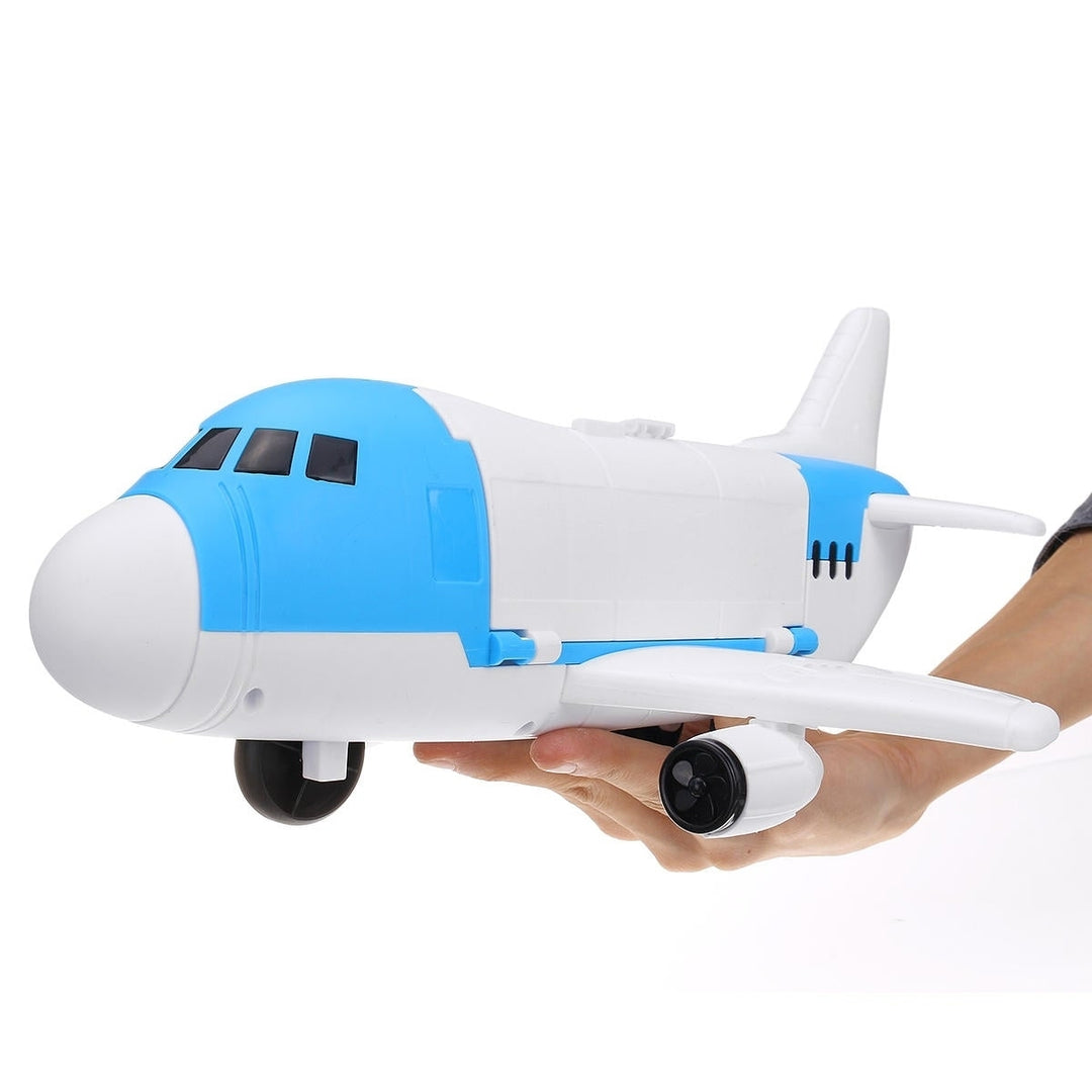 Storage Transport Aircraft Model Inertia Diecast Model Car Set Toy for Childrens Gift Image 4