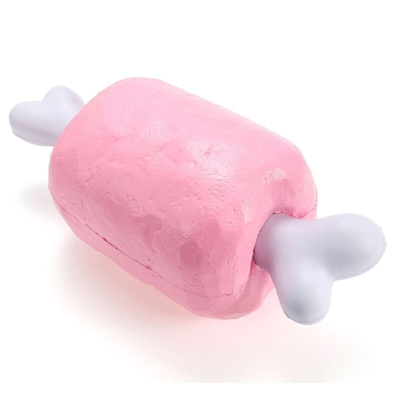 Squishy Ham With Bone Meat 19cm Slow Rising Original Packaging Collection Gift Decor Toy Image 2