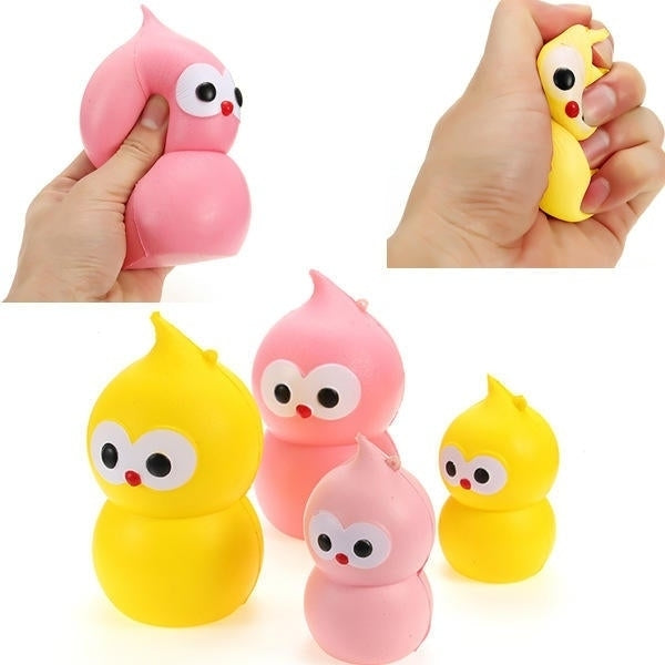 Squishy Gourd Dolls Parents Slow Kids Toy 13.577CM L Kids,Adults Gift Stress Relieve Toy Image 4