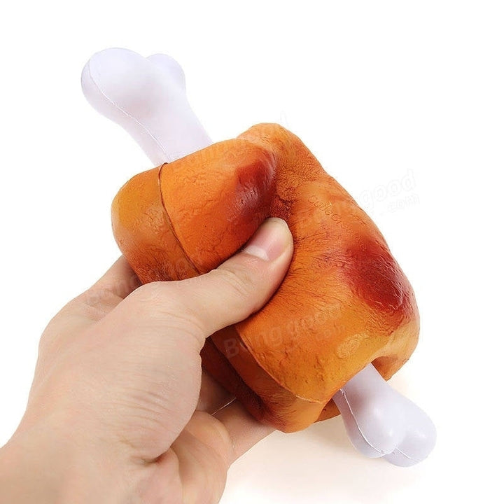 Squishy Ham With Bone Meat 19cm Slow Rising Original Packaging Collection Gift Decor Toy Image 6