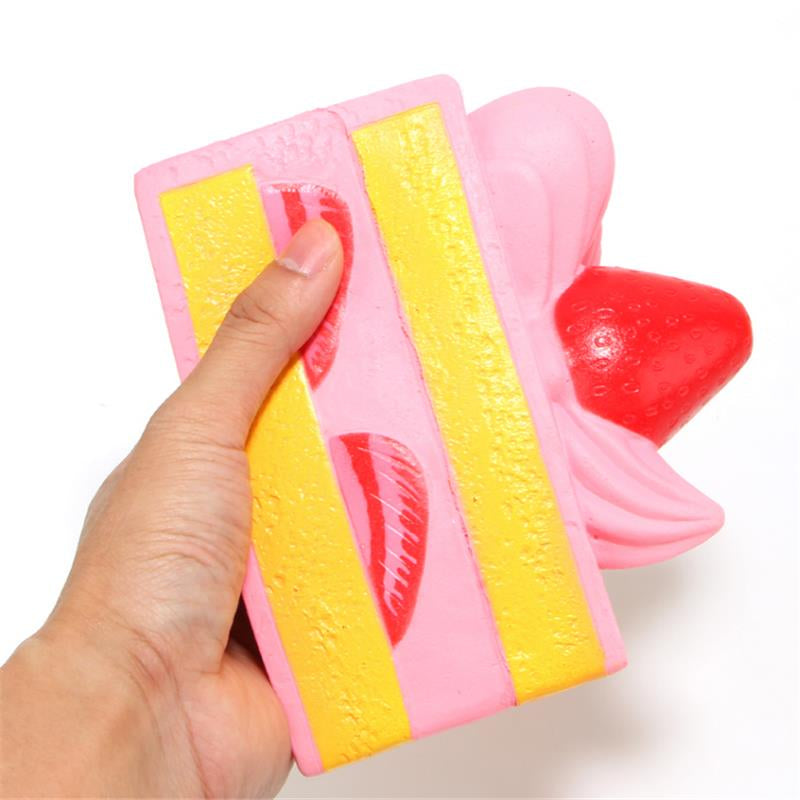 Squishy Fun Strawberry 15CM Cake Squishy Super Slow Rising Original Packaging Toy Collection Image 9