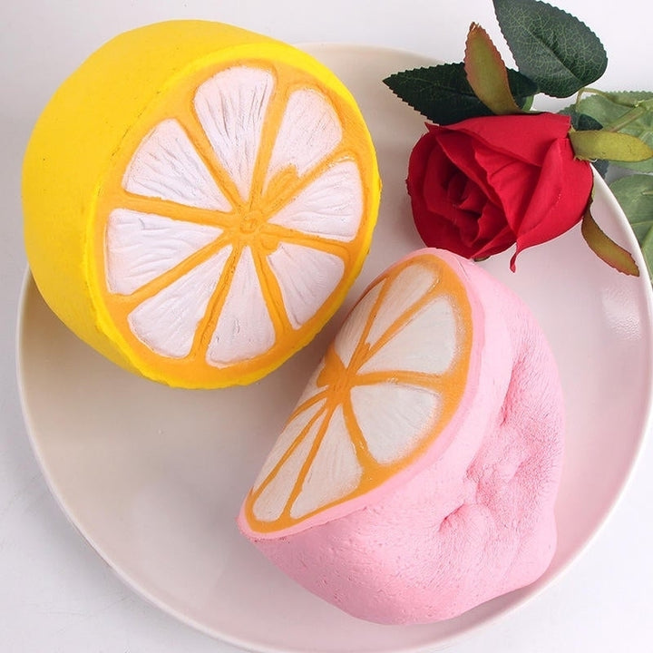 Squishy Jumbo Lemon 11cm Slow Rising Original Packaging Fruit Collection Decor Gift Toy Image 2