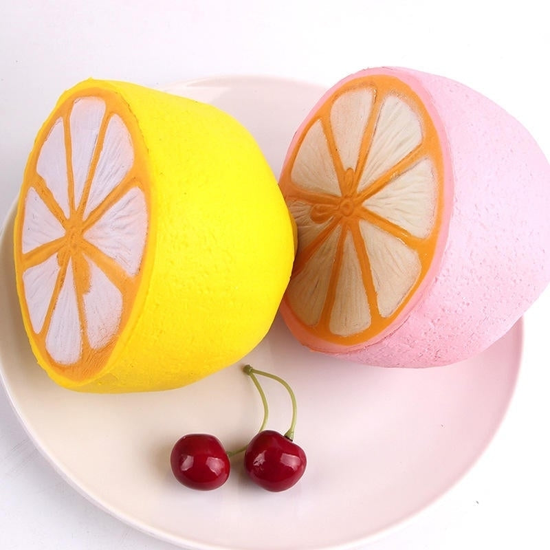 Squishy Jumbo Lemon 11cm Slow Rising Original Packaging Fruit Collection Decor Gift Toy Image 3