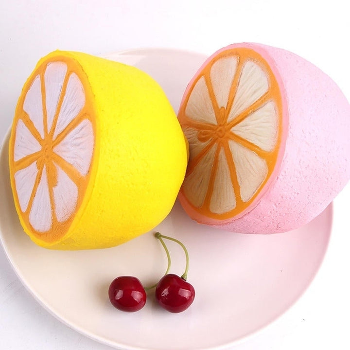 Squishy Jumbo Lemon 11cm Slow Rising Original Packaging Fruit Collection Decor Gift Toy Image 3