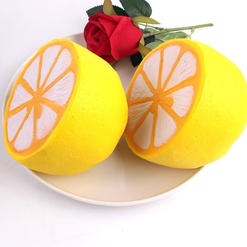 Squishy Jumbo Lemon 11cm Slow Rising Original Packaging Fruit Collection Decor Gift Toy Image 4