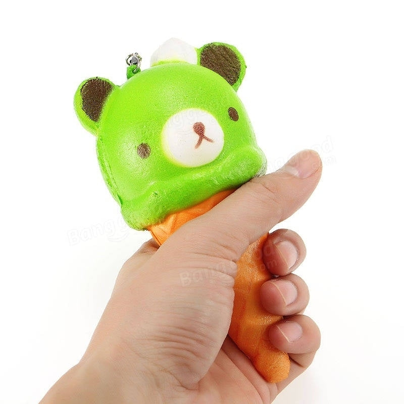 Squishy Ice Cream Bear Soft Slow Rising Collection Gift Decor Squish Squeeze Toy Image 7