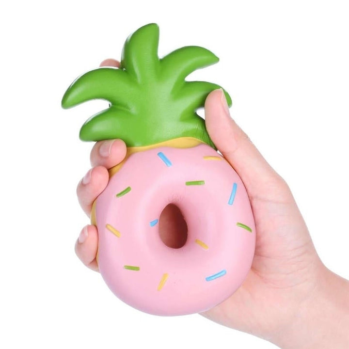 Squishy Jumbo Pineapple Donut Licensed Slow Rising Original Packaging Fruit Collection Gift Decor Toy Image 3