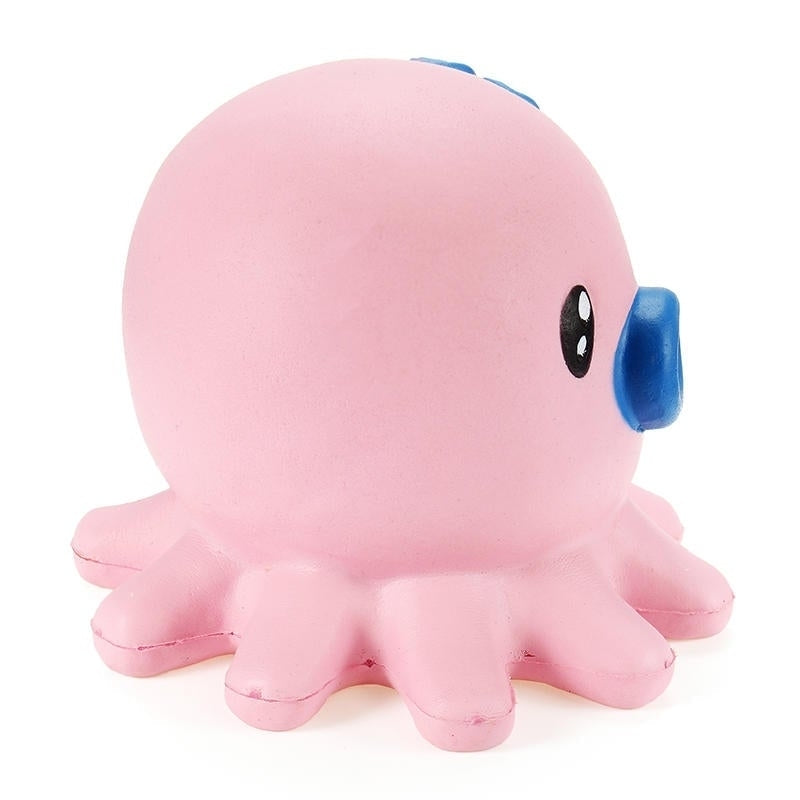 Squishy Octopus Jumbo 14cm Slow Rising Collection Gift Decor Soft Squeeze Toy Image 4