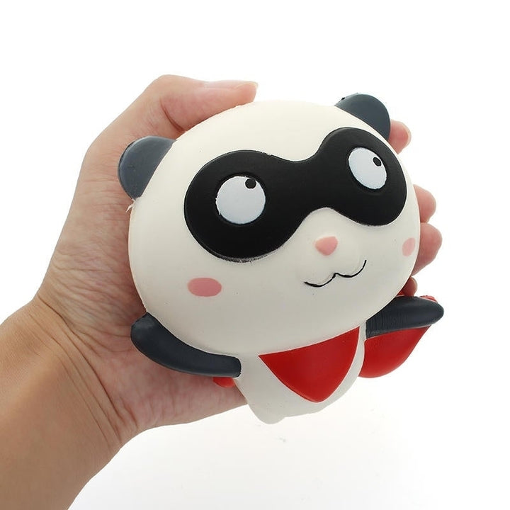 Squishy Panda Man Robin Team 12cm Slow Rising With Packaging Collection Gift Decor Toy Image 4