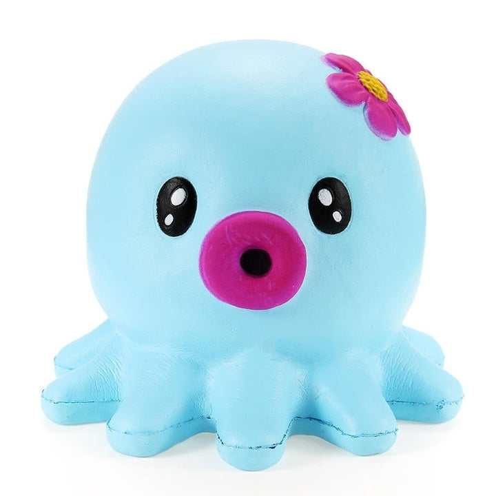 Squishy Octopus Jumbo 14cm Slow Rising Collection Gift Decor Soft Squeeze Toy Image 1