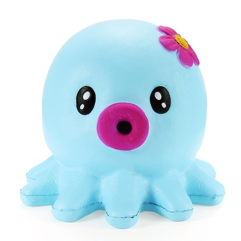 Squishy Octopus Jumbo 14cm Slow Rising Collection Gift Decor Soft Squeeze Toy Image 12