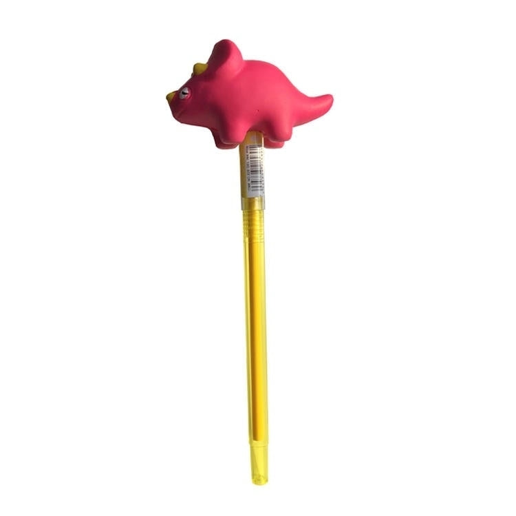 Squishy Pen Cap Panda Dinosaur Unicorn Cake Animal Slow Rising Jumbo With Pen Stress Relief Toys Student School Supplies Image 4