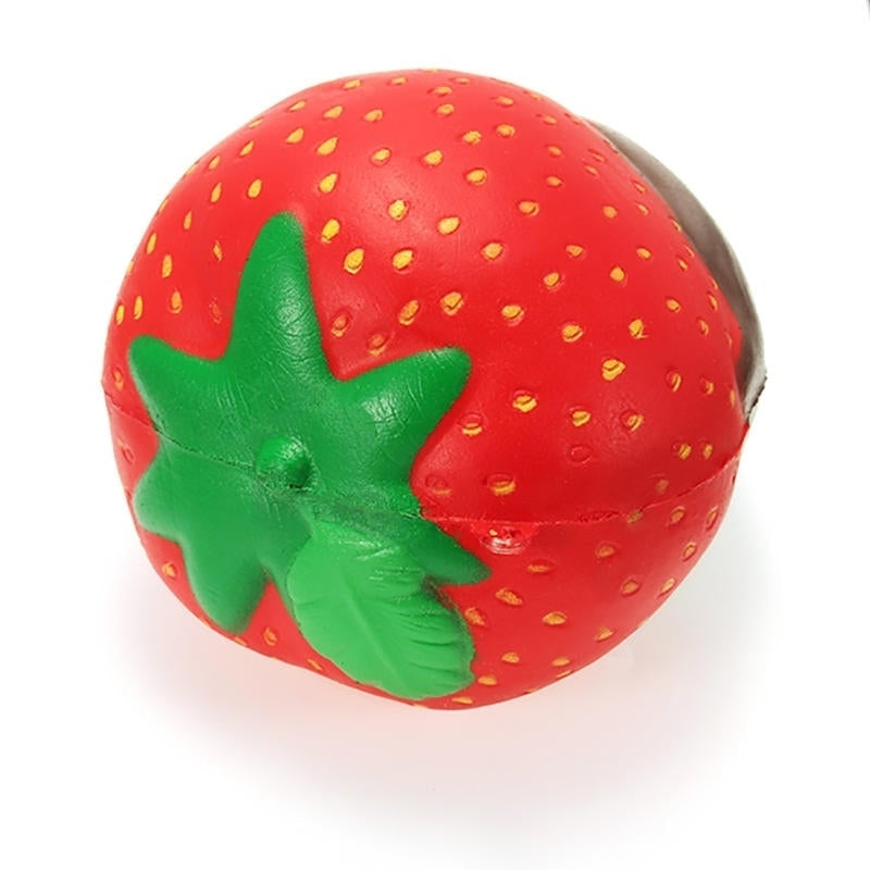 Squishy Rainbow Jam Chocolate Strawberry Jumbo 10cm Soft Slow Rising Fruit Collection Gift Decor Toy Image 4