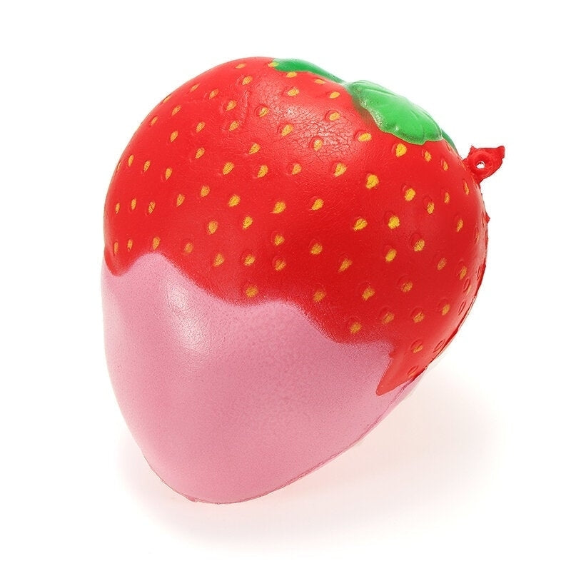 Squishy Rainbow Jam Chocolate Strawberry Jumbo 10cm Soft Slow Rising Fruit Collection Gift Decor Toy Image 11