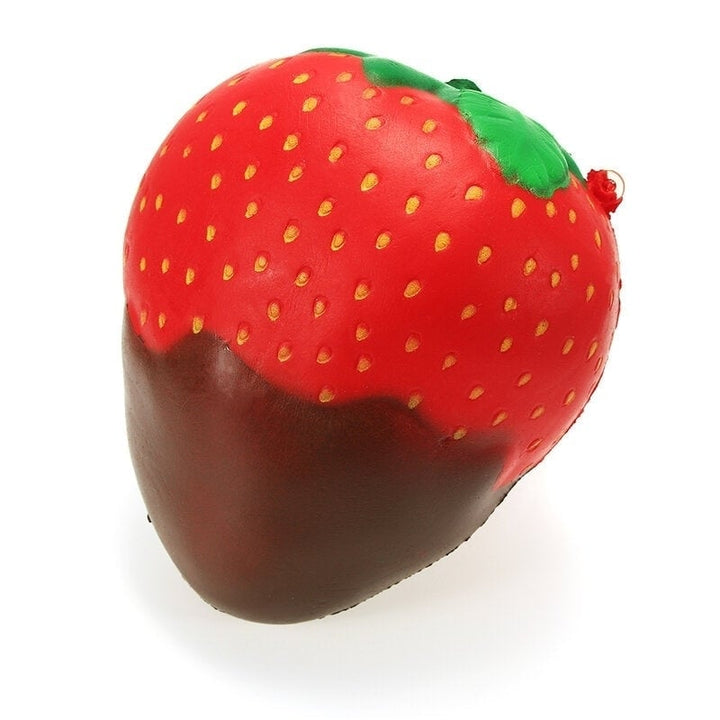Squishy Rainbow Jam Chocolate Strawberry Jumbo 10cm Soft Slow Rising Fruit Collection Gift Decor Toy Image 12