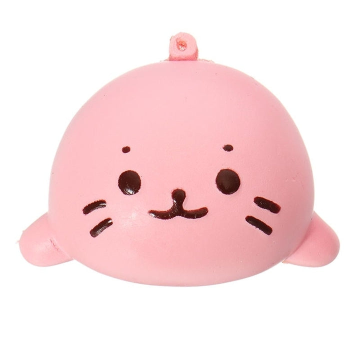 Squishy Seals Slow Rising 7cm Cute Soft Squishy With Chain Kid Toy Image 1