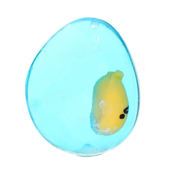 Squishy Yolk Grinding Transparent Egg Stress Reliever Squeeze Party Fun Gift Image 10