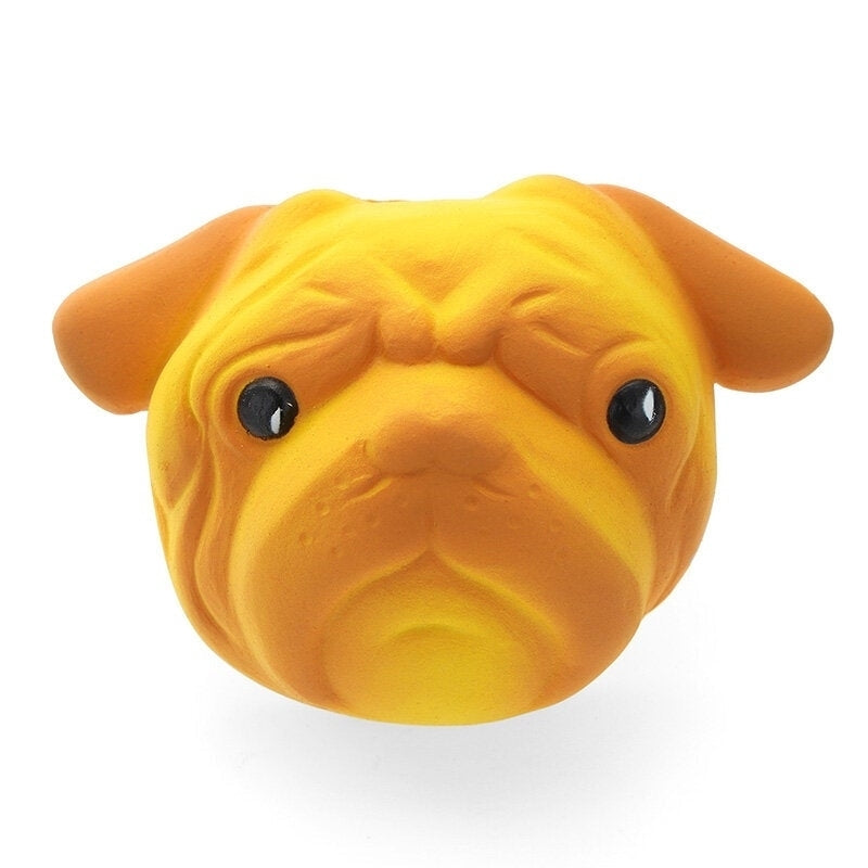 SquishyShop Dog Puppy Face Bread Squishy 11cm Slow Rising With Packaging Collection Gift Decor Toy Image 2