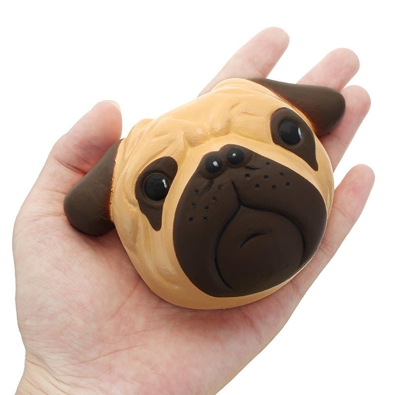 SquishyShop Dog Puppy Face Bread Squishy 11cm Slow Rising With Packaging Collection Gift Decor Toy Image 6