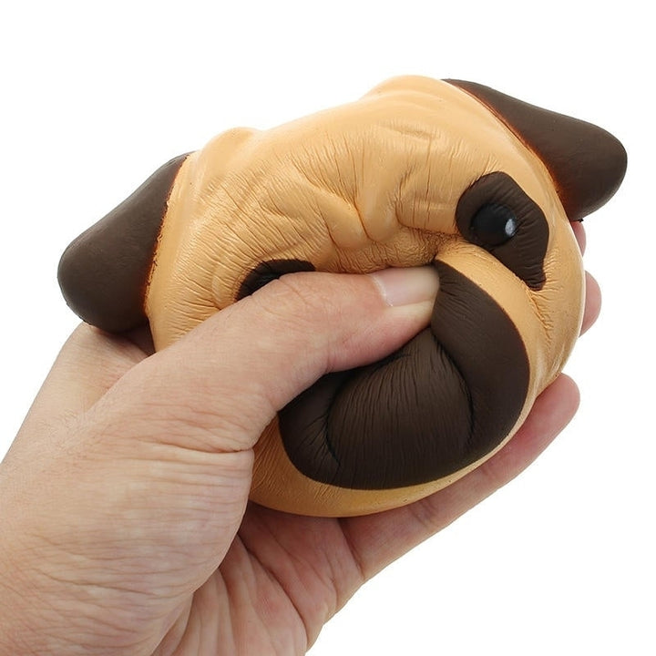 SquishyShop Dog Puppy Face Bread Squishy 11cm Slow Rising With Packaging Collection Gift Decor Toy Image 7