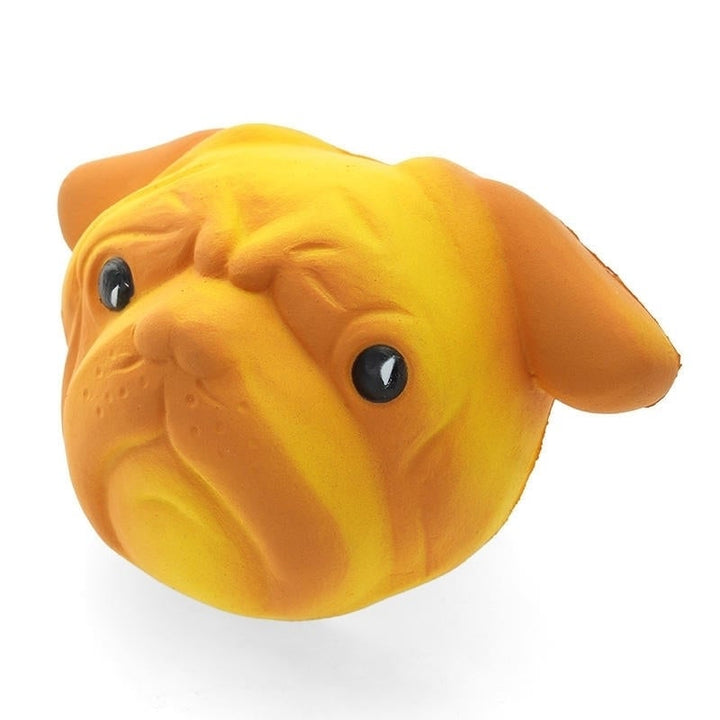SquishyShop Dog Puppy Face Bread Squishy 11cm Slow Rising With Packaging Collection Gift Decor Toy Image 1
