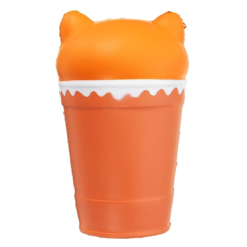 Sunny Squishy Cat Coffee Cup 13.58.5CM Slow Rising Soft Animal Toy Gift With Packing Image 2