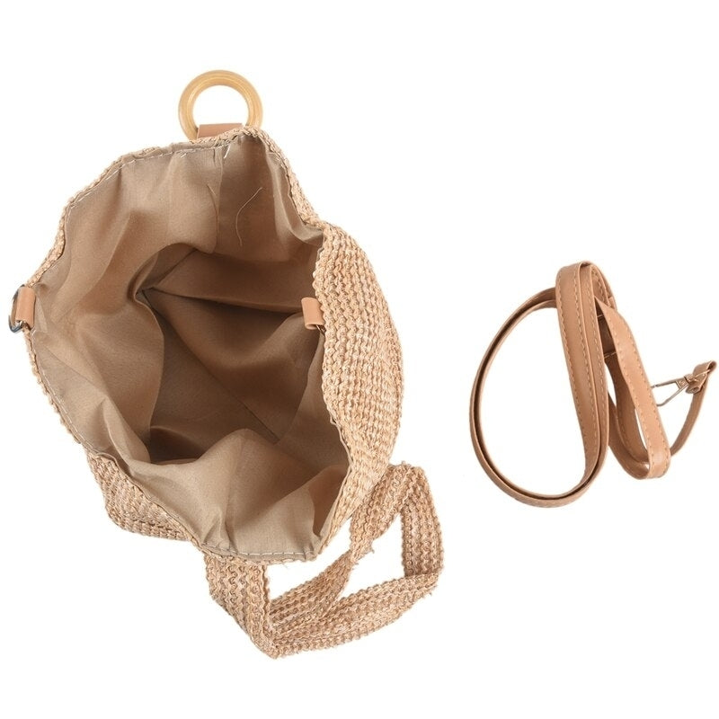 Summer Women Handbag Fashion Straw Bags Ladies Beach Bag Female Rattan Small For Handbags Image 6
