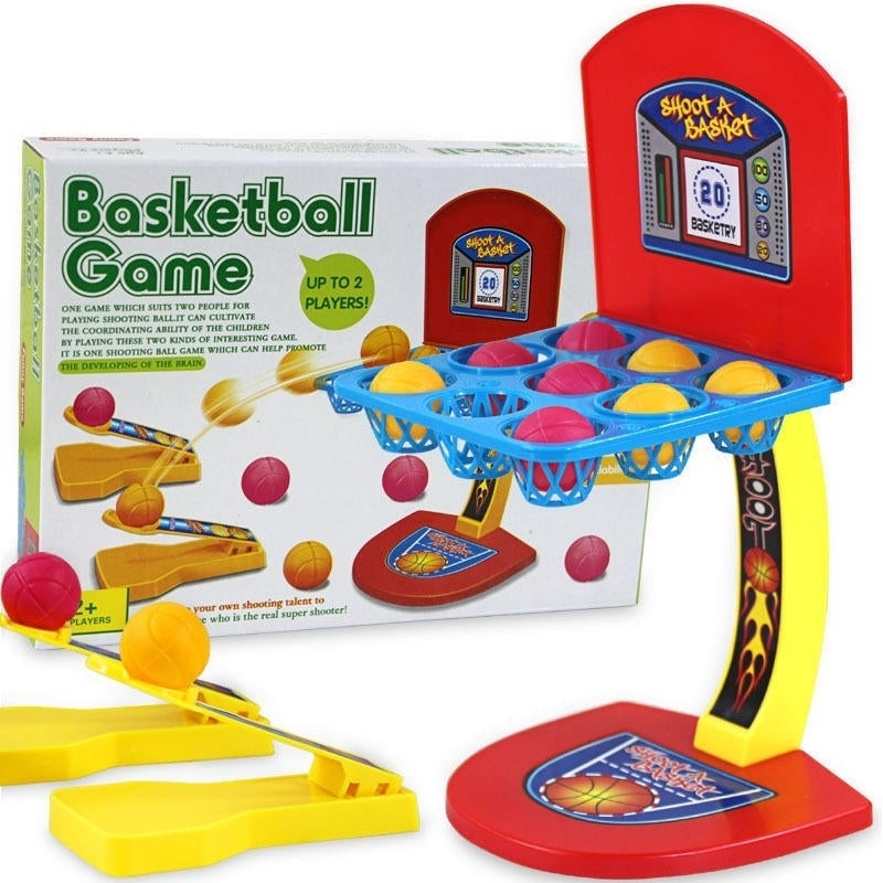 Table Desktop Basketball Shooting Machine Game One Or More Players Game Children Toys Image 1
