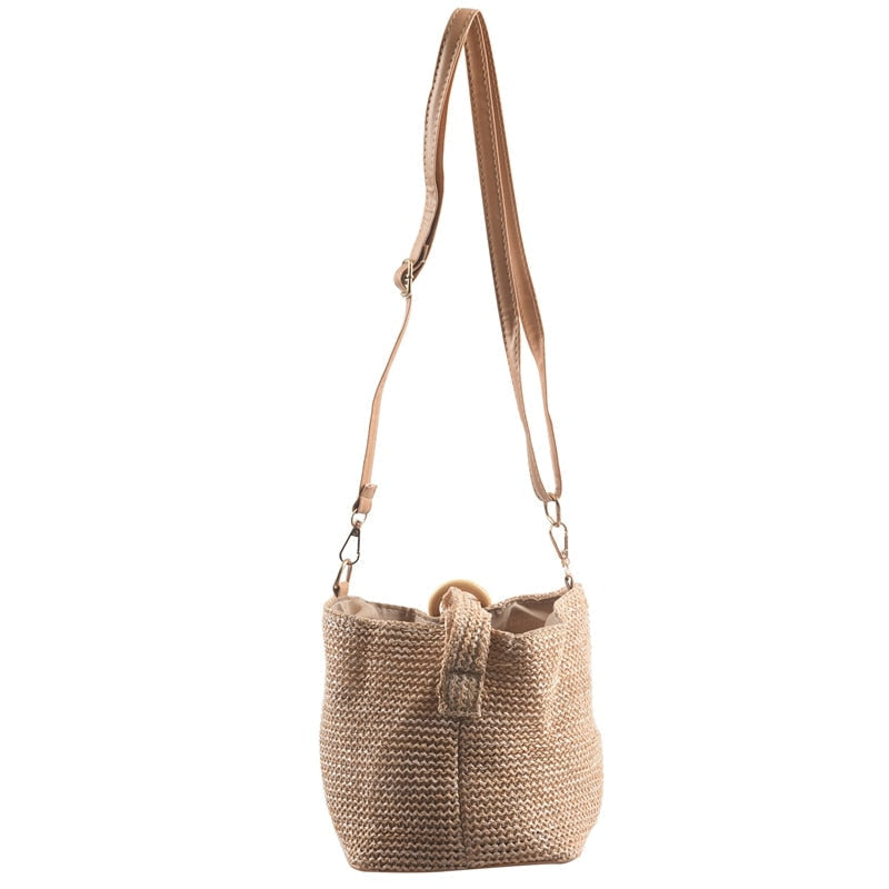 Summer Women Handbag Fashion Straw Bags Ladies Beach Bag Female Rattan Small For Handbags Image 7