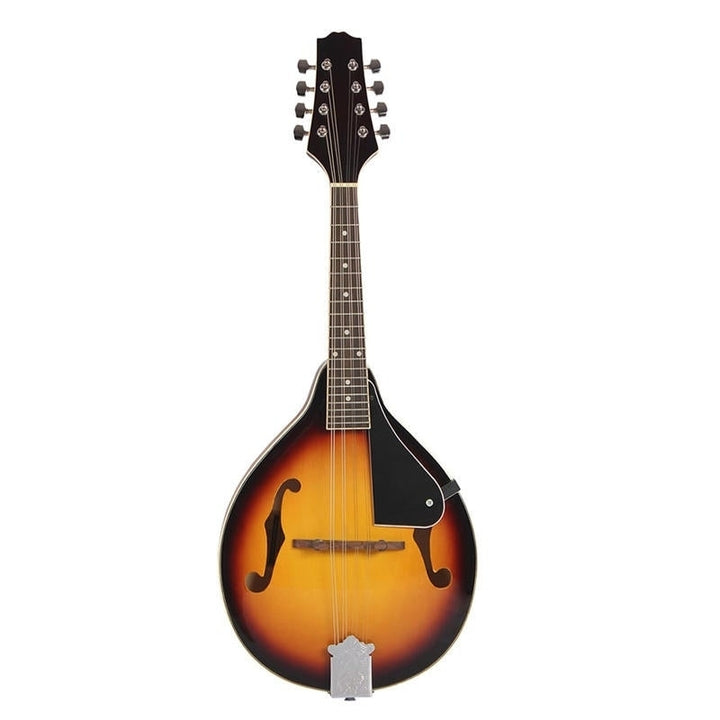Sunset Color Rose Wood 8 Strings F Hole Mandolin for Music Player Gift Image 2
