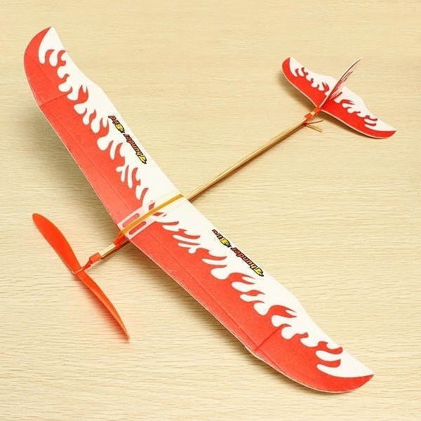 Teenagers Aviation Model Planes Powered By Rubber Band Image 3