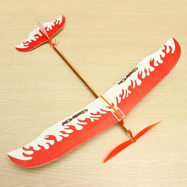 Teenagers Aviation Model Planes Powered By Rubber Band Image 4
