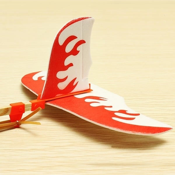 Teenagers Aviation Model Planes Powered By Rubber Band Image 6