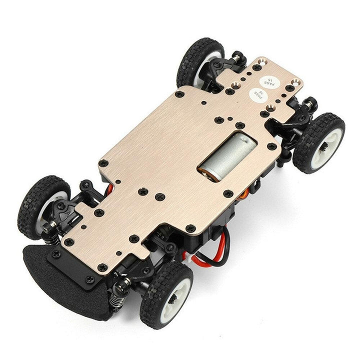 Three Batteries 1,28 2.4G 4WD Brushed RC Car Alloy Chassis Vehicles RTR Model Image 3