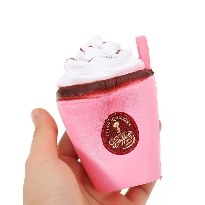 Suction Cup Coffee Squishy 810cm Slow Rising Soft Collection Gift Decor Toy With Packaging Image 4