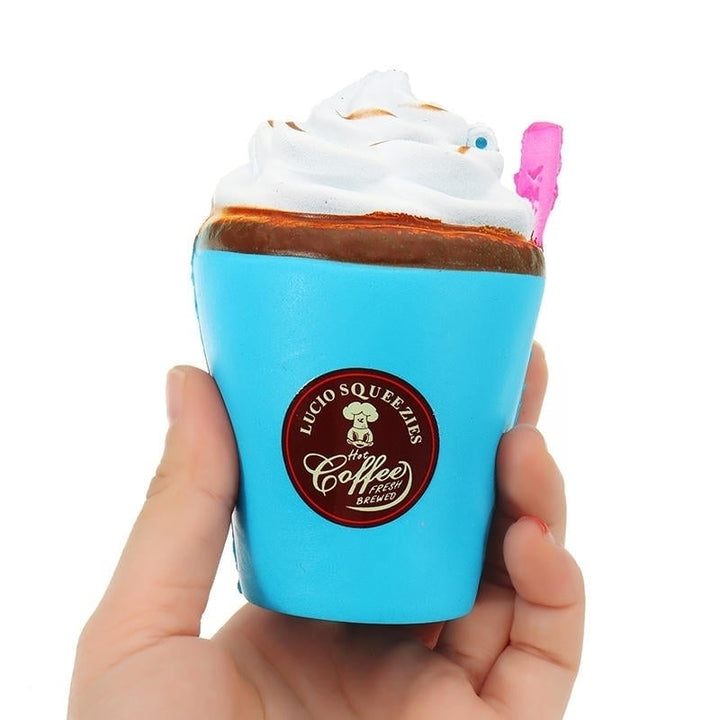 Suction Cup Coffee Squishy 810cm Slow Rising Soft Collection Gift Decor Toy With Packaging Image 1