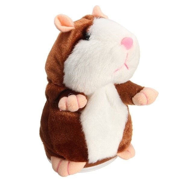 Talking Hamster Pet 15cm Christmas Gift Plush Toy Cute Speak Sound Record Stuffed Animal Toy Image 3