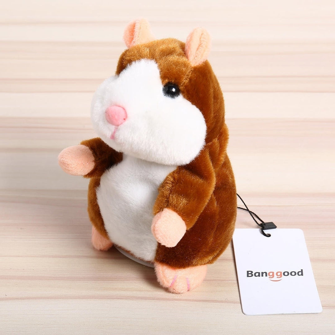 Talking Hamster Pet 15cm Christmas Gift Plush Toy Cute Speak Sound Record Stuffed Animal Toy Image 7