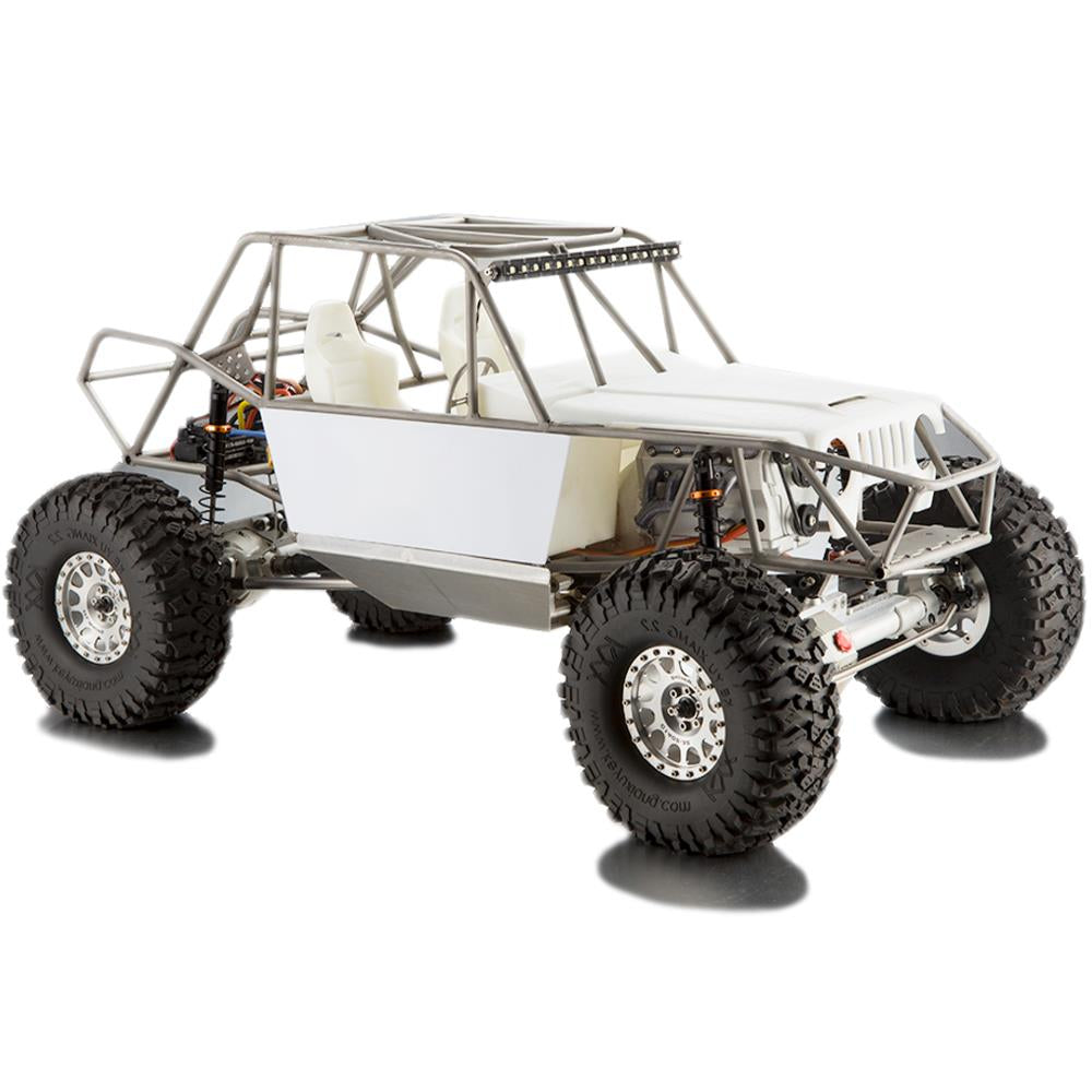 Unassembled Kit 1,8 4WD Rc Car Metal 2 Speed Gear Case Crawler with Motor Servo Image 3