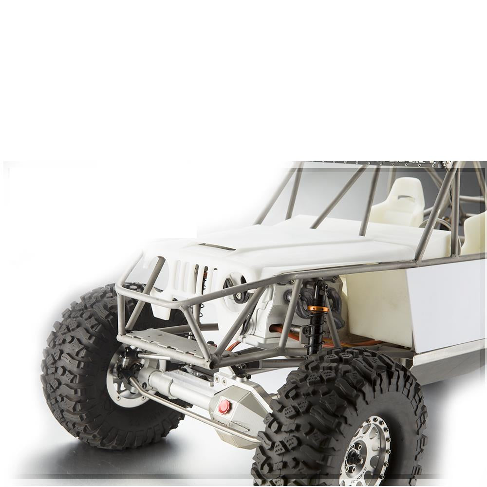 Unassembled Kit 1,8 4WD Rc Car Metal 2 Speed Gear Case Crawler with Motor Servo Image 4