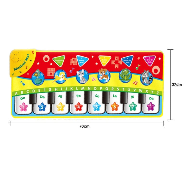 Unisex Play Keyboard Musical Music Singing Gym Carpet Mat Best Kids Baby Gift Image 2