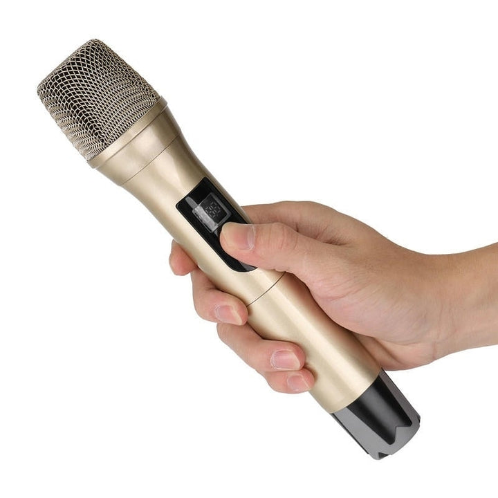 USB FM Karaoke Handheld Microphone KTV Professional Player PC Mic Speaker Image 2